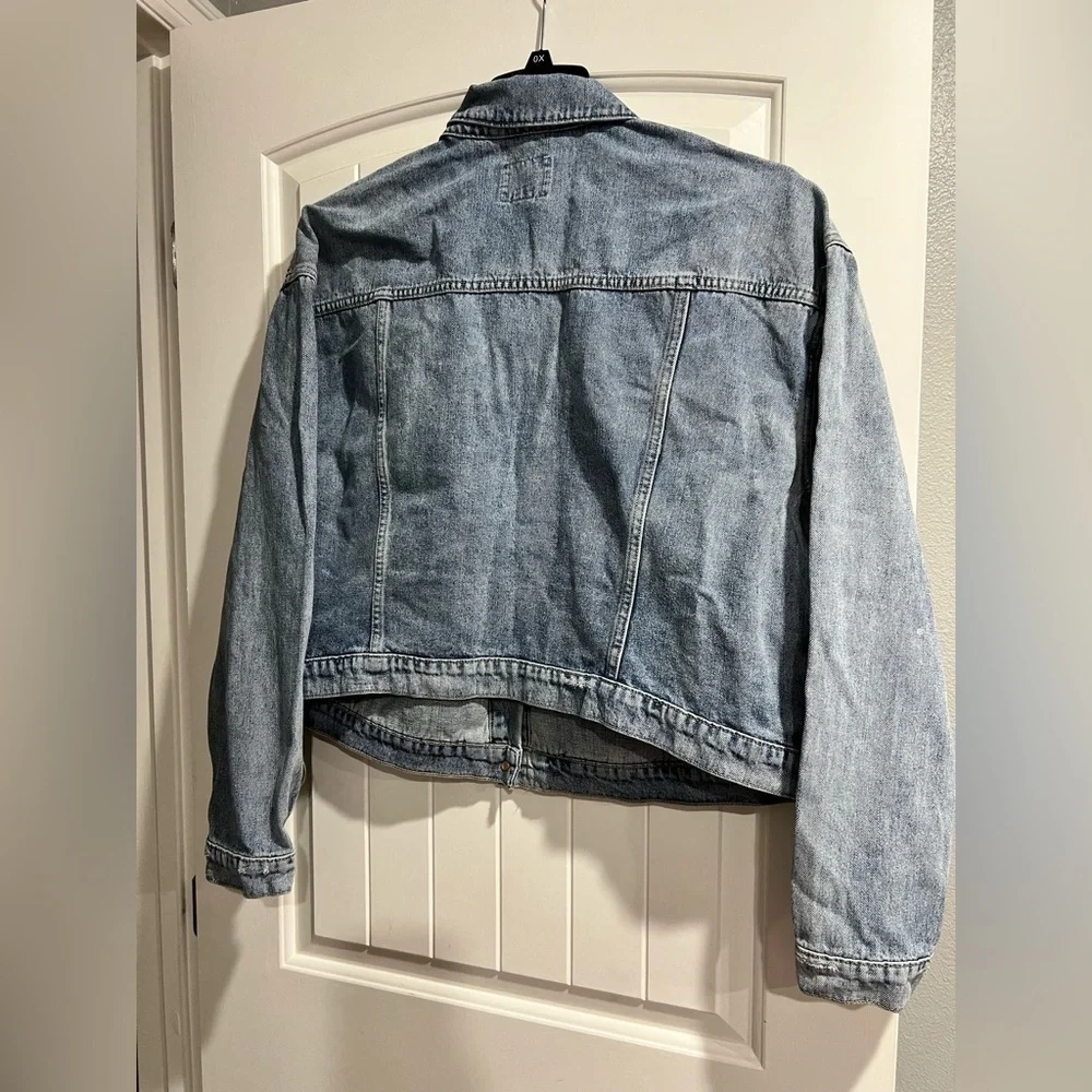 NEW NWT Old Navy paint splatter Jean jacket XXL plus - Picture 5 of 7
